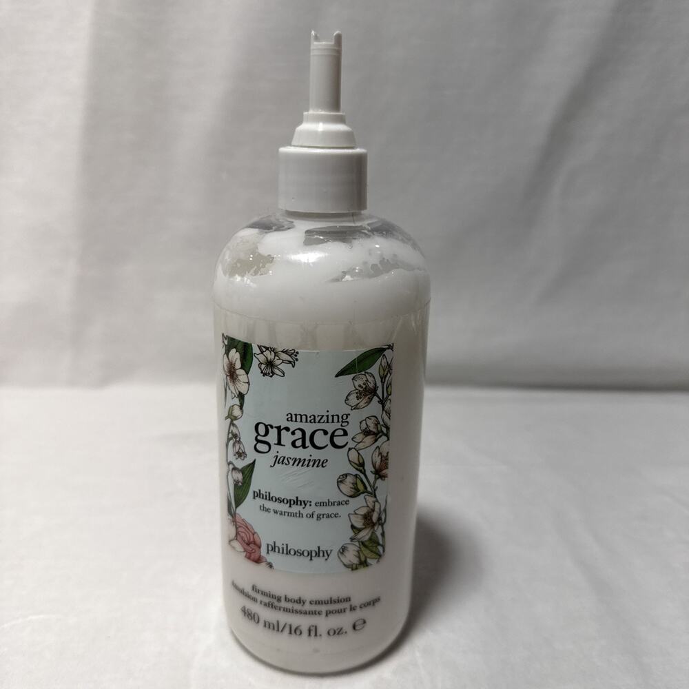 Philosophy Amazing Grace Jasmine Firming Body Emulsion 16 oz DMGD Pump See Pic